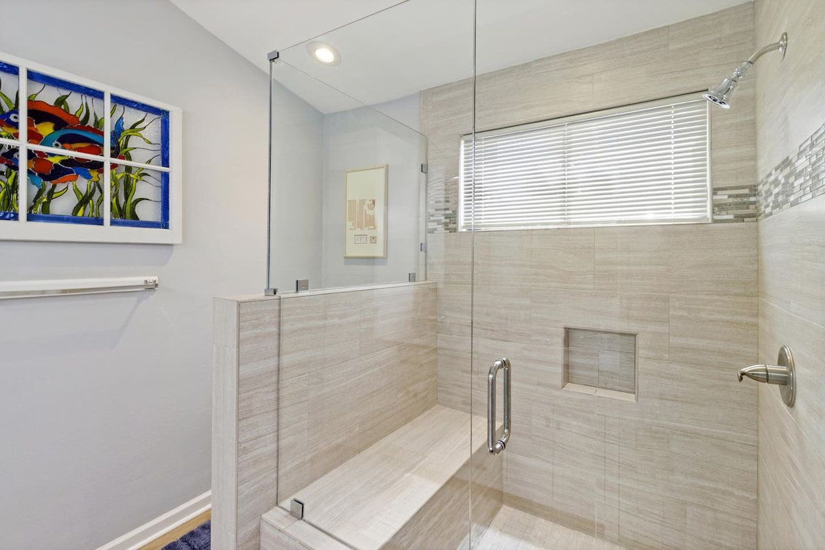 Start your morning routine in the spacious upgraded master bath &mdash; double sinks mean no waiting.