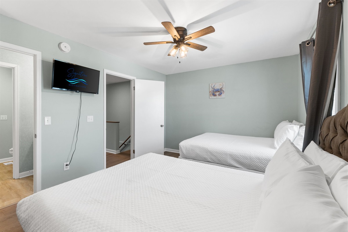 Bedroom 2 with 2 Full Sized Beds