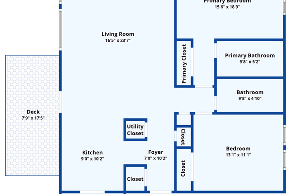 Floor plan of our unit