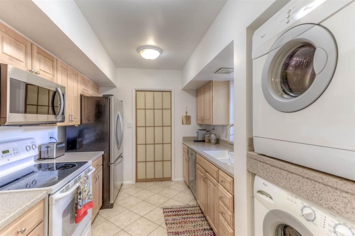 efficient galley kitchen
