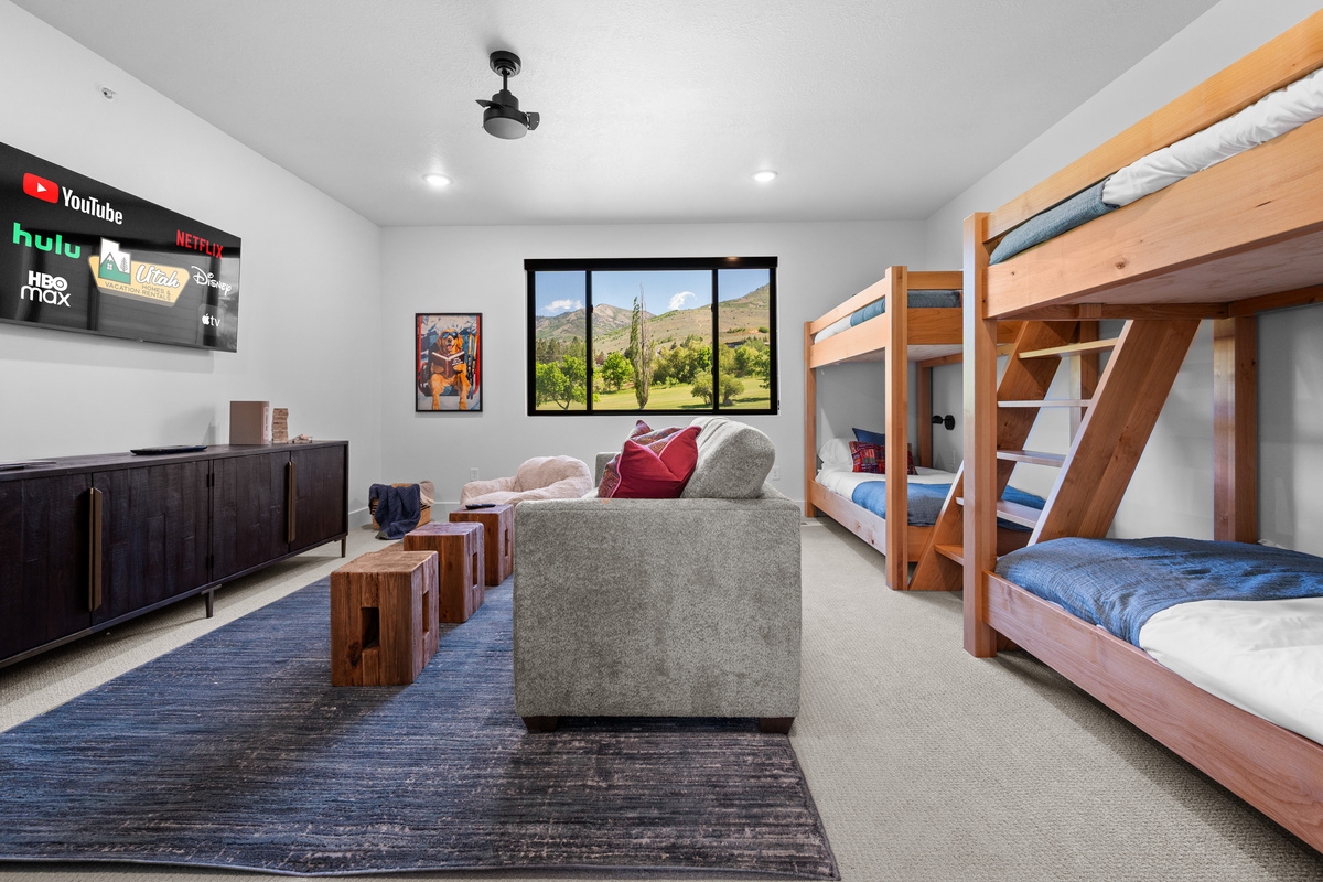 A favorite space for kids and teens to hang out after a day outdoors.