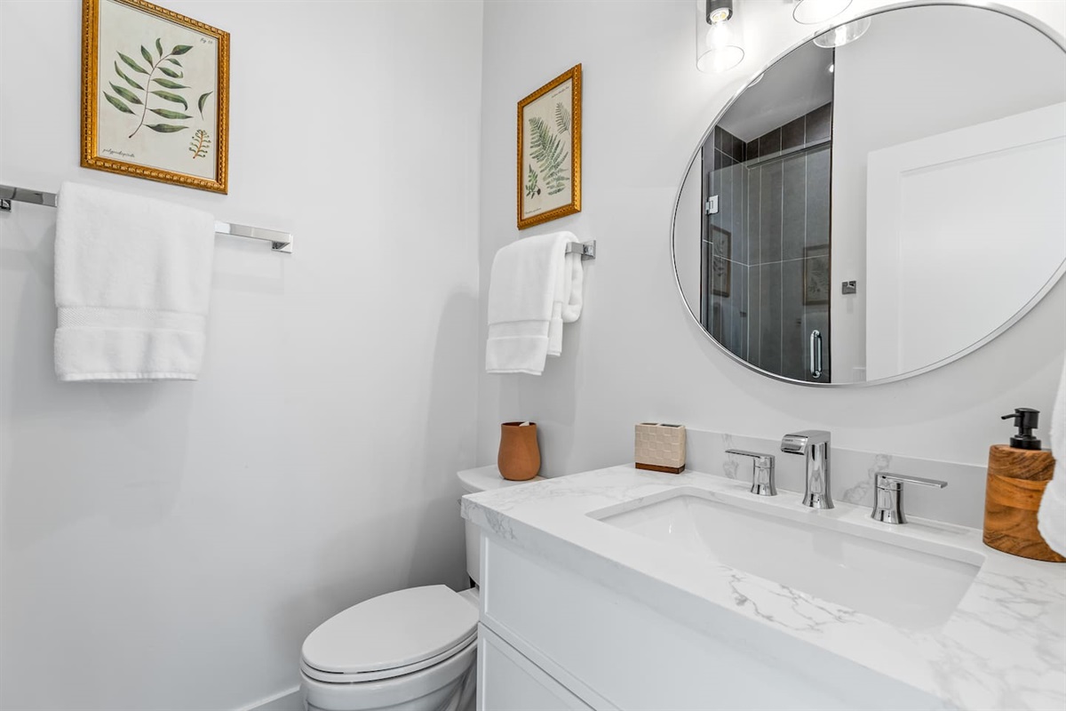 Hall Bathroom with Shower Main level
