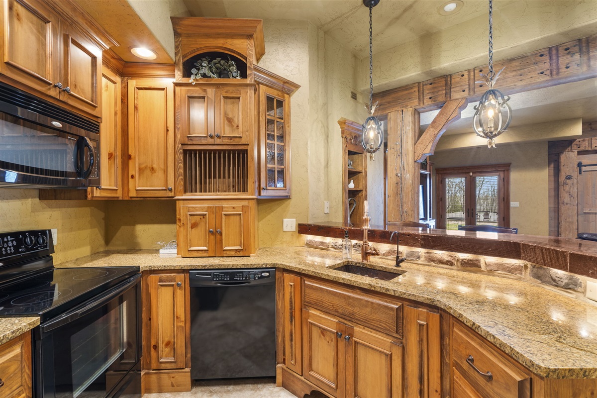 Lower level kitchen