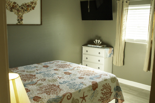 A panned out view of bedroom # 1