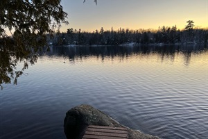 Another beautiful Maine sunset over Toddy Pond from the property