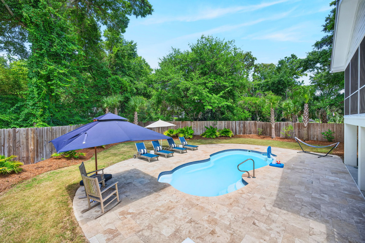 Private Pool | Driftwood Dreams | 105 Forest Trail | Isle of Palms, SC | IOP Escapes