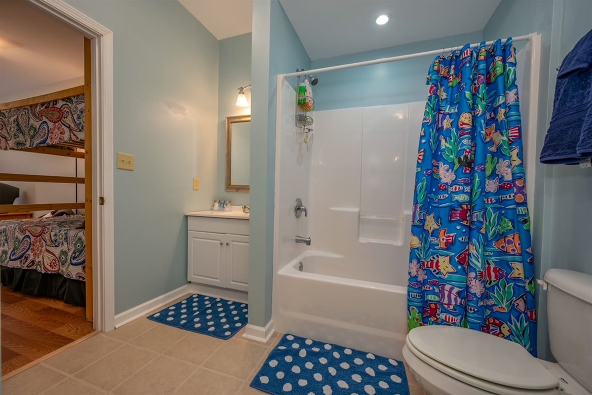 Bathroom #3 lower-level