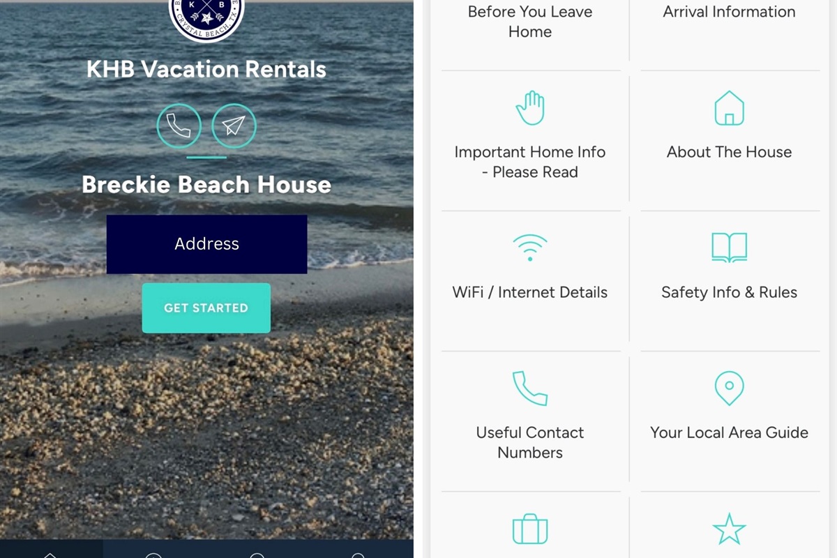 We utilize a digital guidebook so you have all the information you need for your stay at your fingertips. Sent before your stay so you know what to expect.