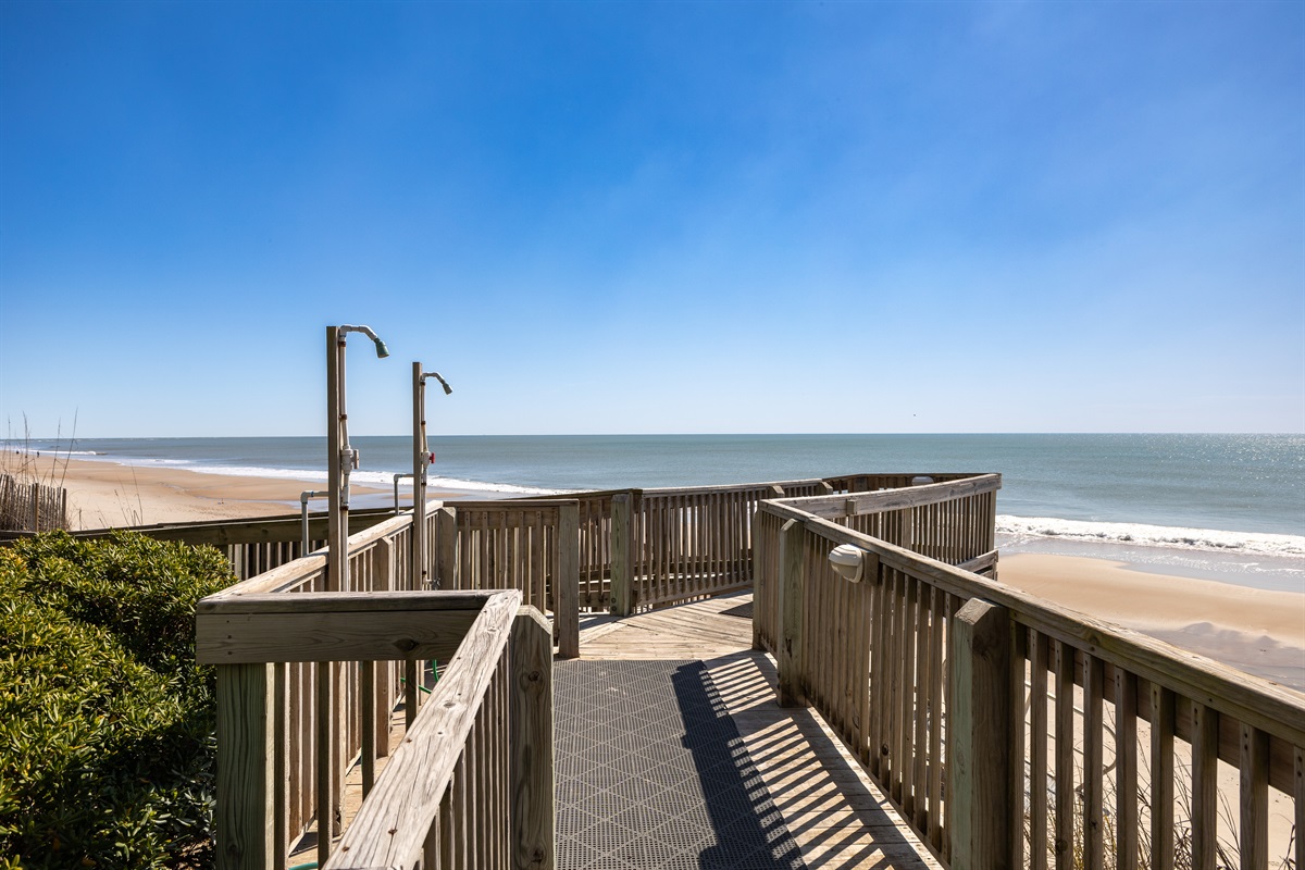 Community beach access point