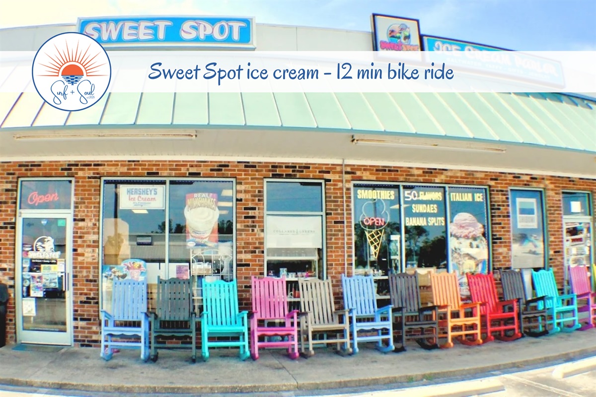 Savor a scoop at our favorite ice cream shop, Sweet Spot!