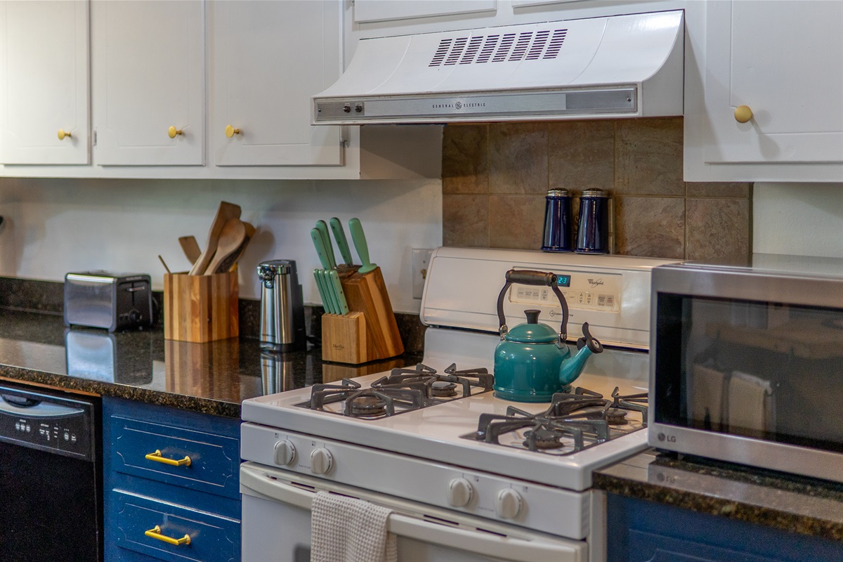 Fully Stocked Kitchen with All Your Cooking Necessities