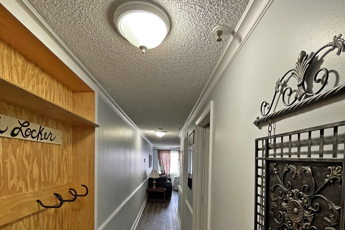 Step into the inviting corridor.