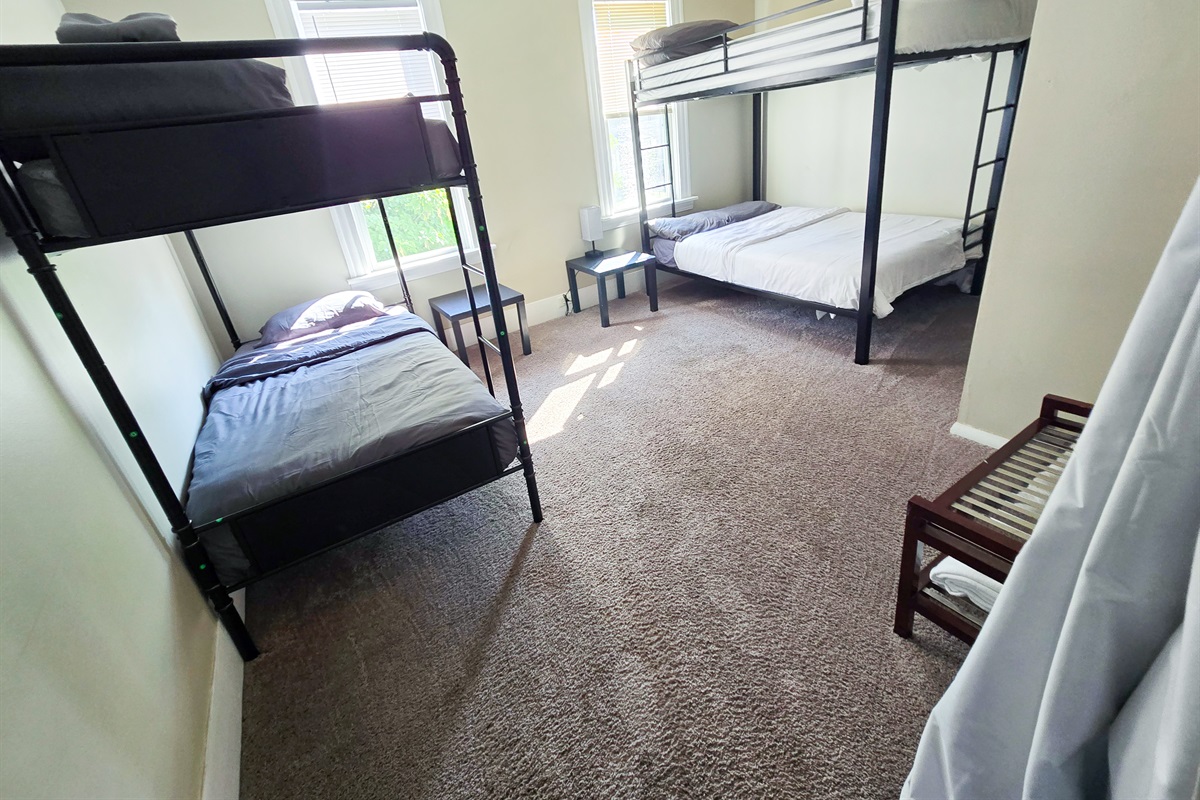 Bedroom 2 Queen over Queen Bunks off the Master Bedroom