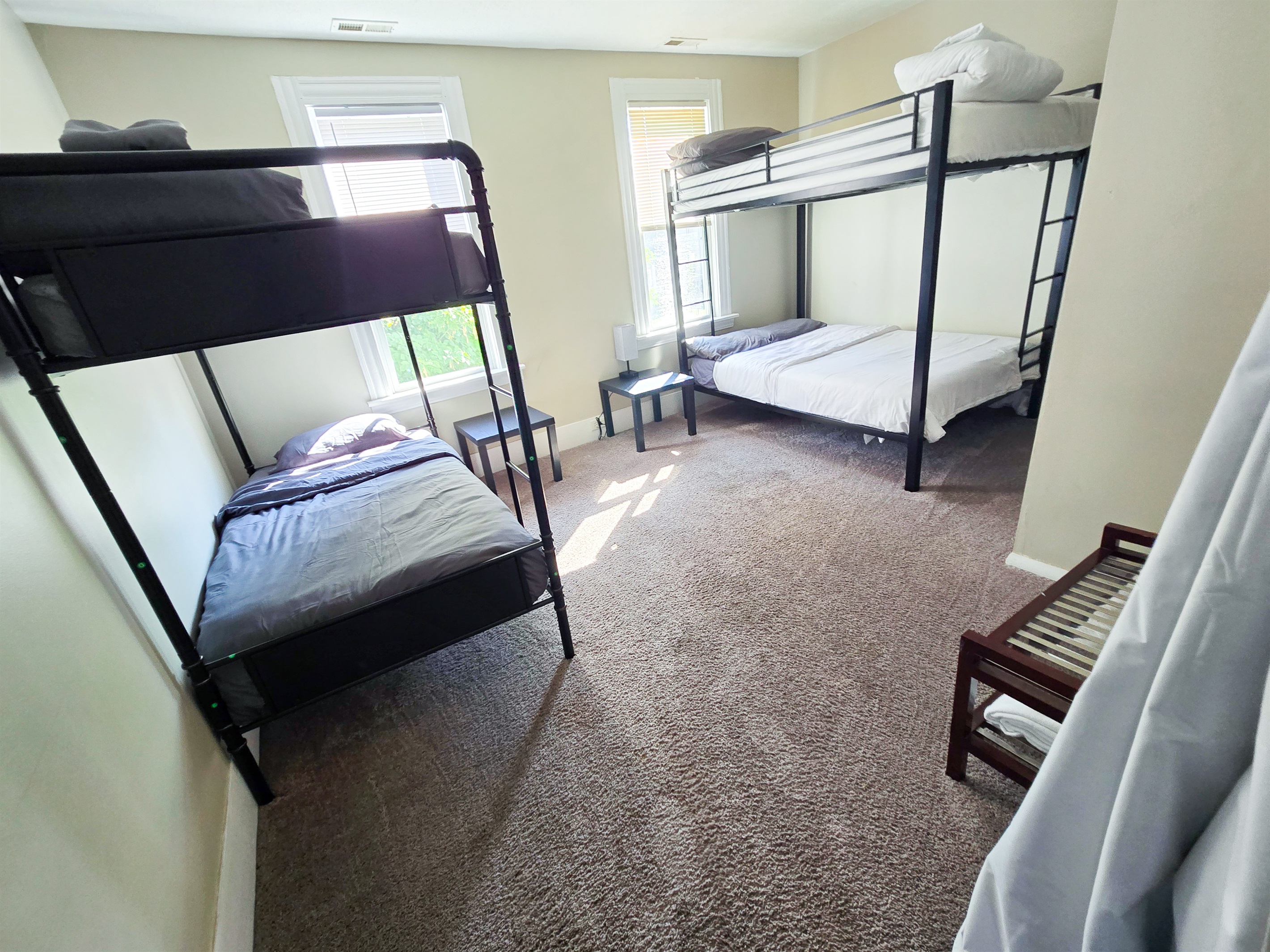 Bedroom 2 Queen over Queen Bunks off the Master Bedroom