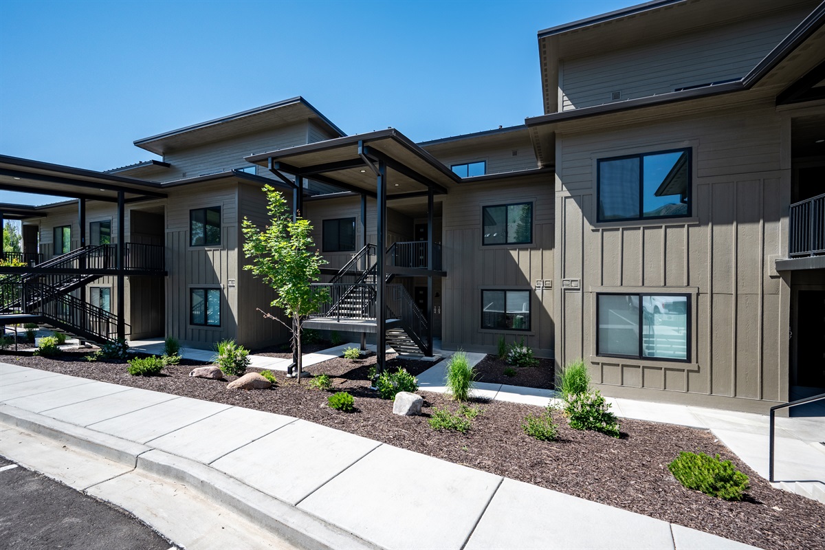 View of the outside of the home.
