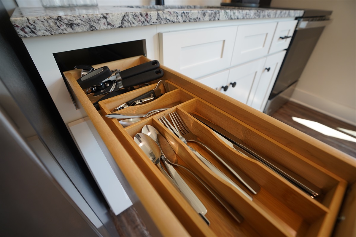 Fully stocked kitchen with all the essentials.