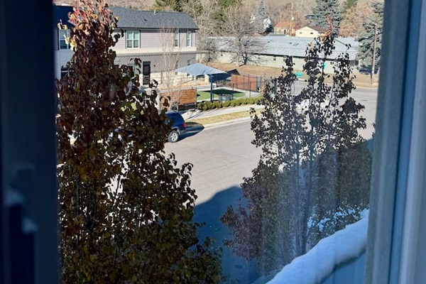 The spectacular view from the living room!