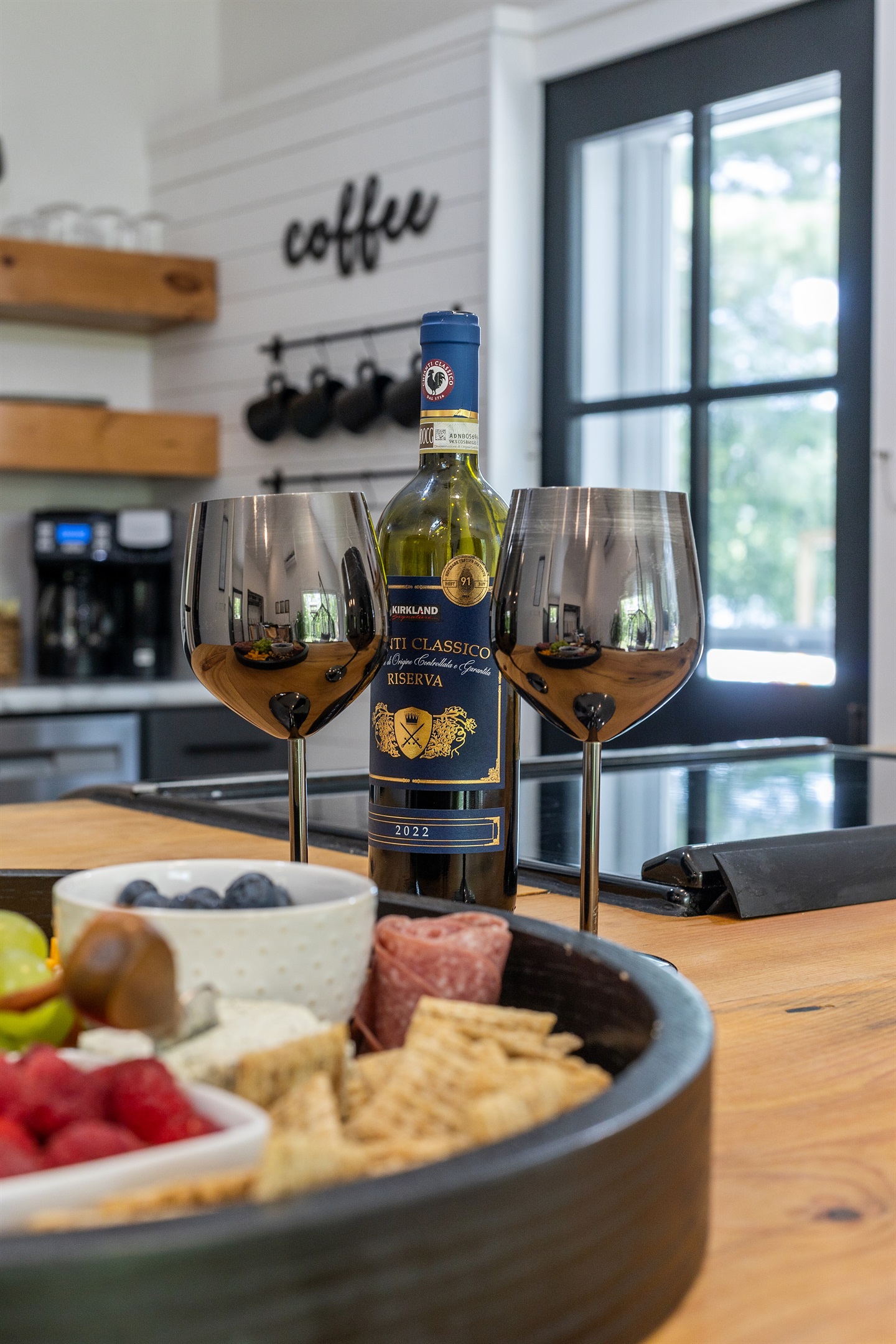 Pour a glass, enjoy a delicious spread, and savor the slower pace of lake life.