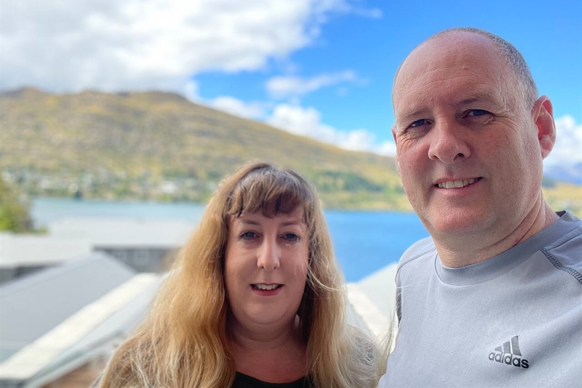 Your hosts, Martin and Cindy