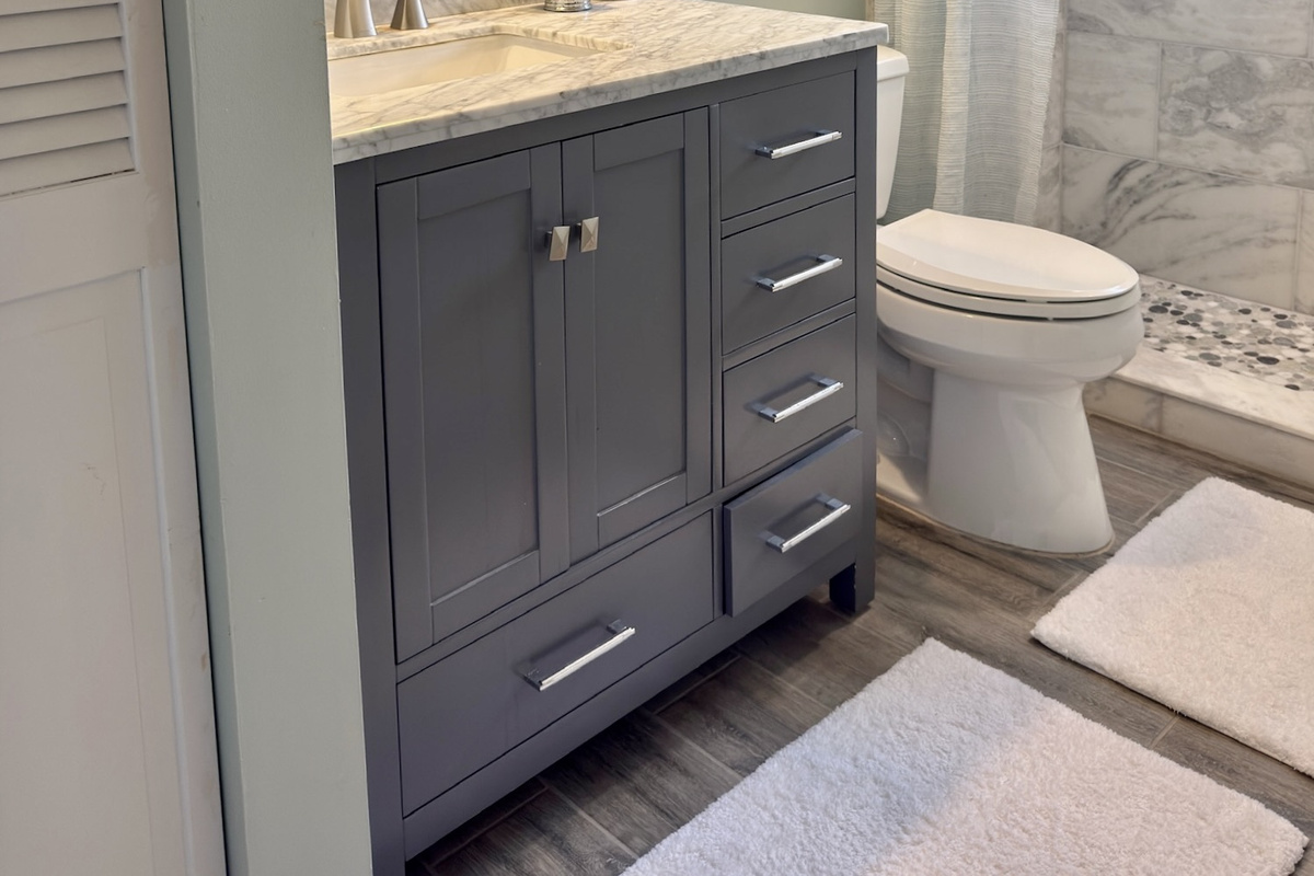 Hallway bathroom