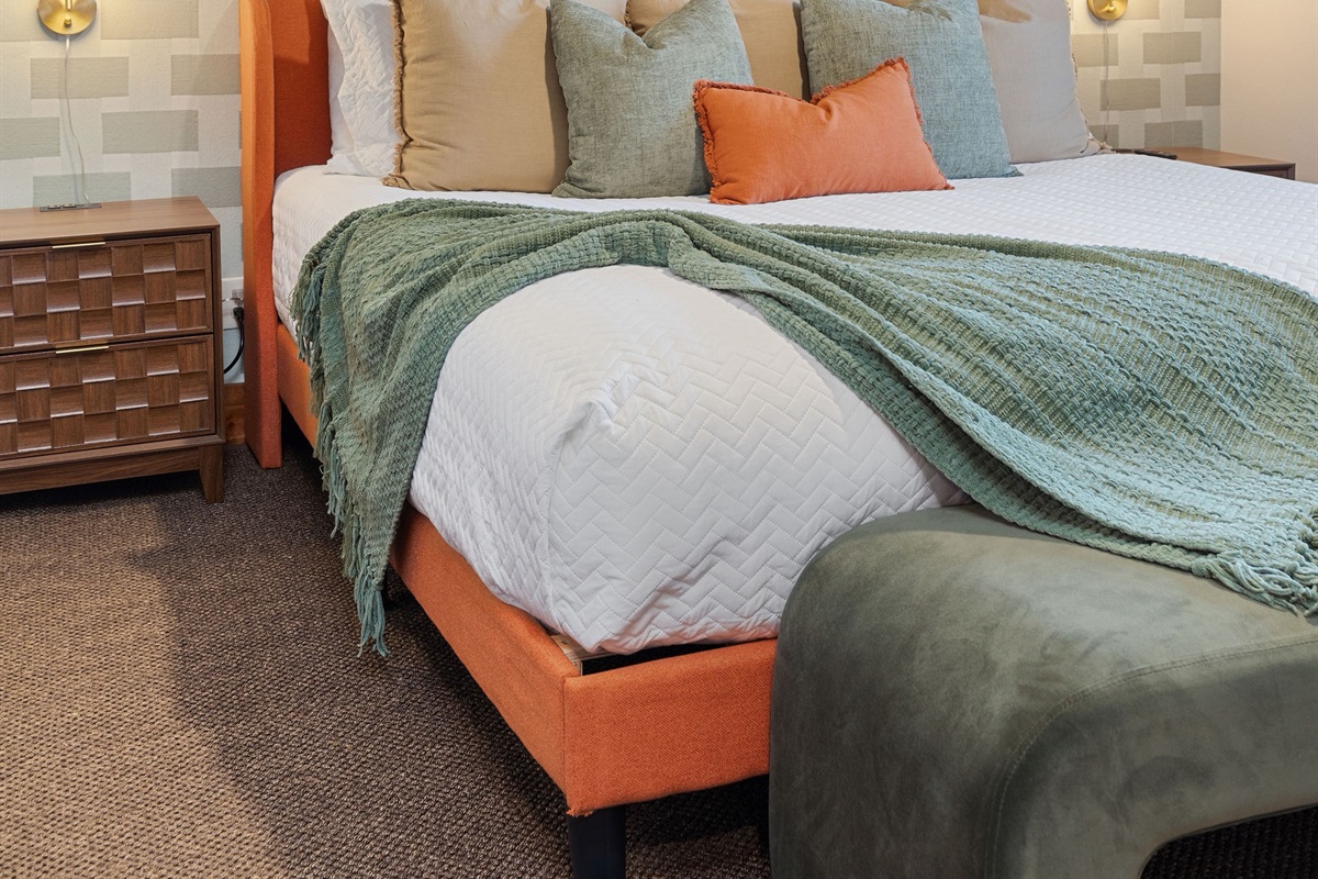 lower level King bed #3 w/ ensuite bath