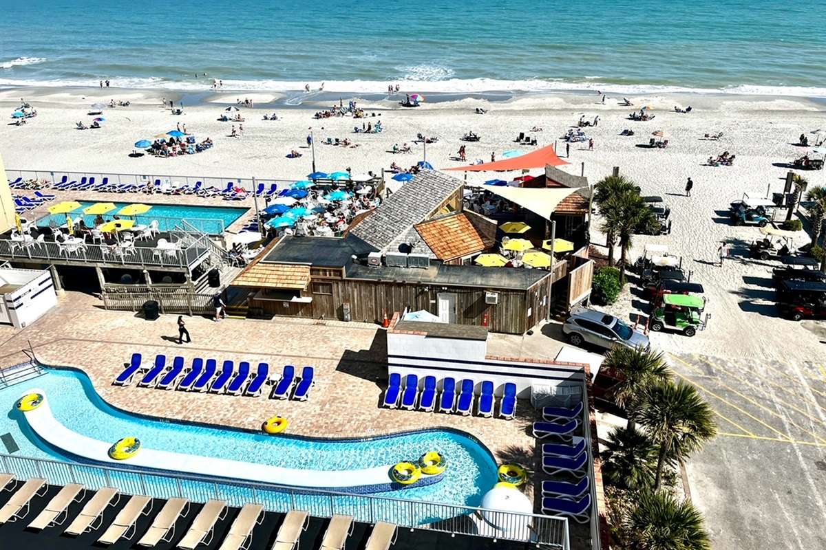 View From Balcony - the Beach and Ocean Annies!