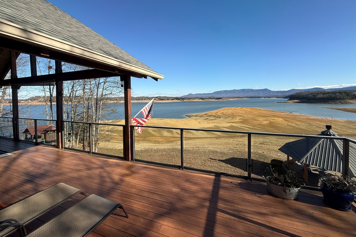 View in Jan when water is at its lowest level of the year