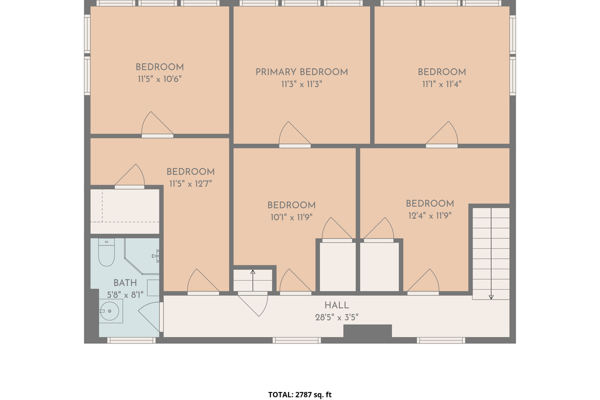 Goodyear Lodge 2nd floor layout