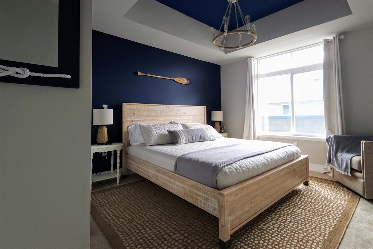 Secondary bedroom right across from the main bath. 