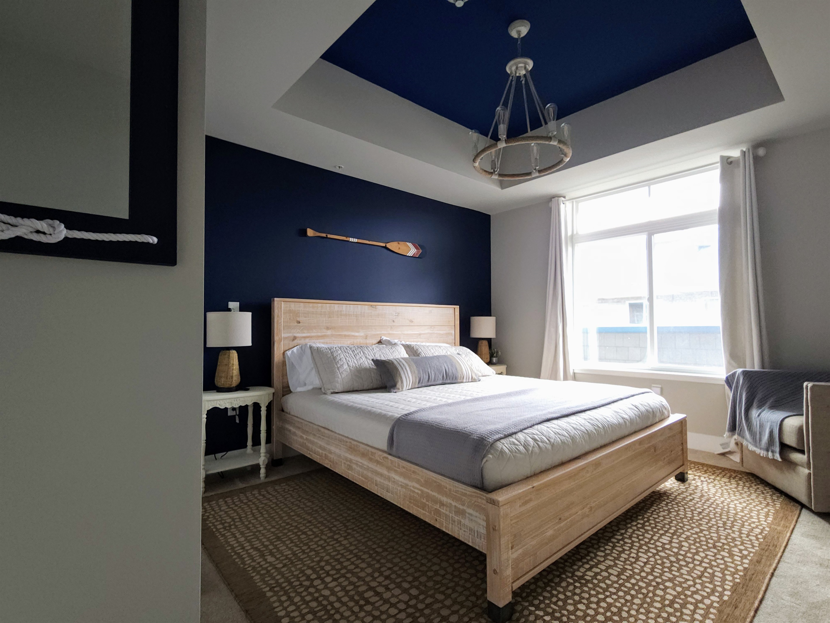 Secondary bedroom right across from the main bath. 