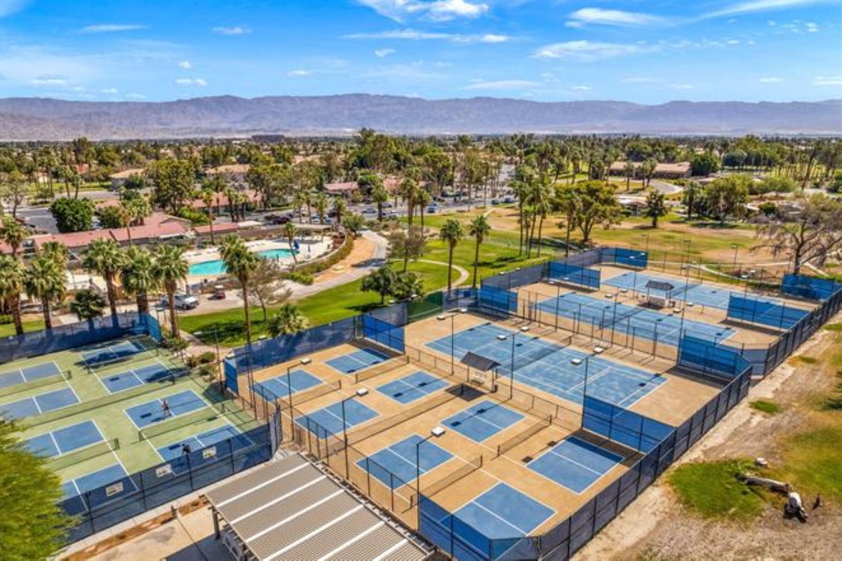 Tennis and pickleball courts