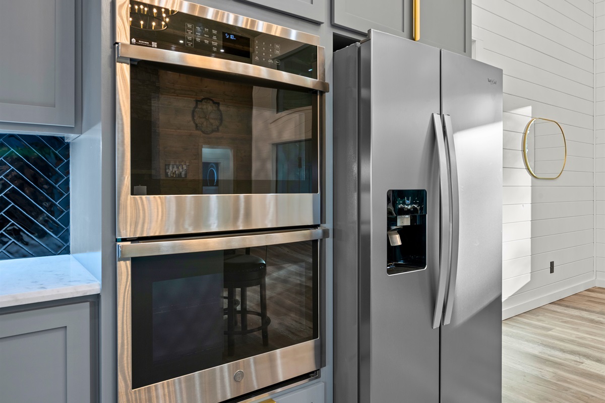 Modern stainless appliances and generous cabinetry provide everything you need to prepare meals with ease during your stay.