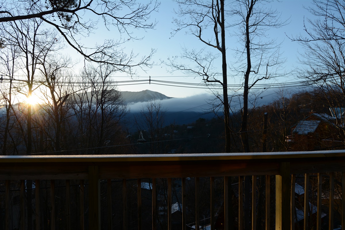 WINTER UPPER DECK SUNRISE VIEW