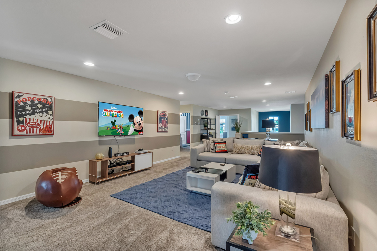 2nd floor loft / movie room