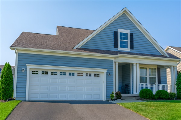 Single level living, two off-street parking spaces
