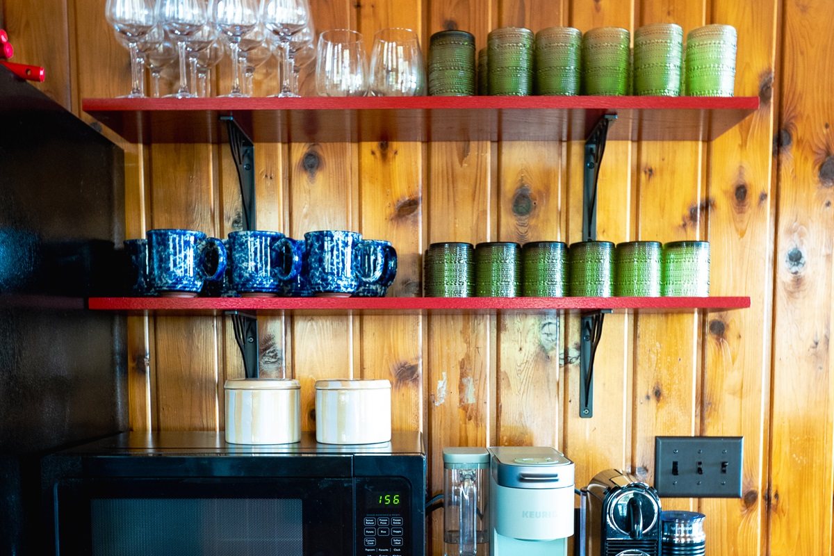 Make yourself a cup of coffee, espresso, or latte on us!
