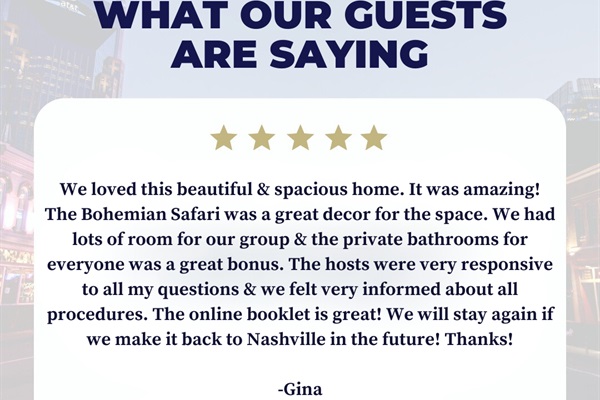 Stay with us and visit Nashville like a local!