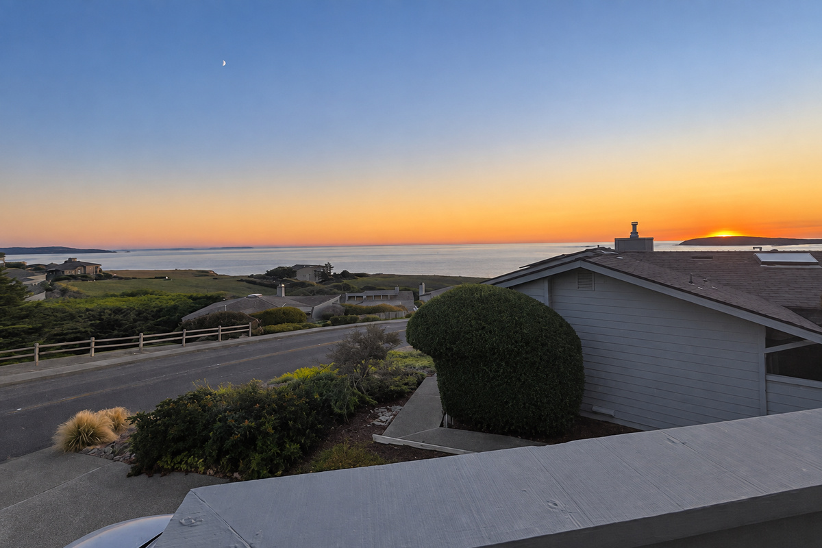 Beautiful sunsets from balcony deck