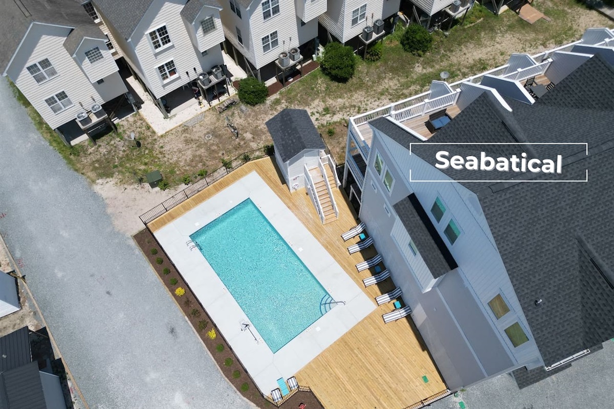 Next door to the pool
