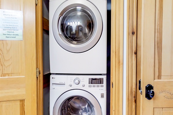 2 sets of washer/dryers