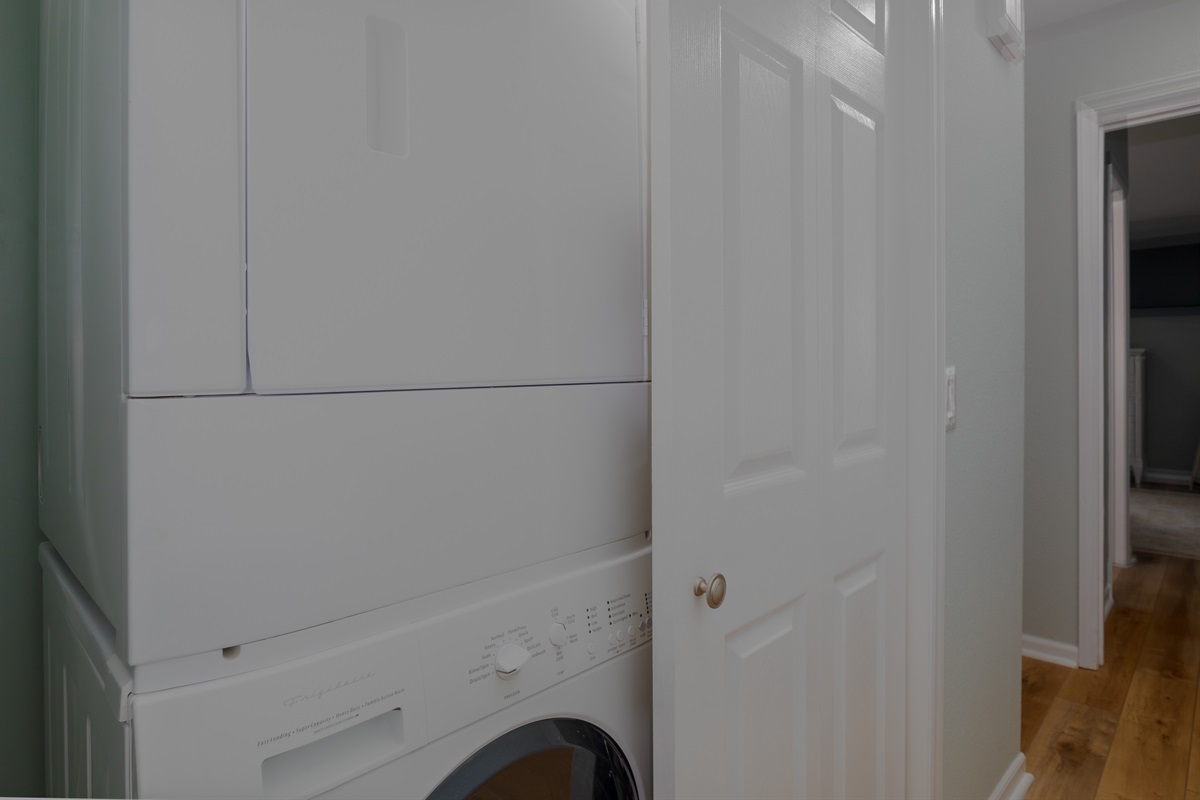 Laundry access in hallway