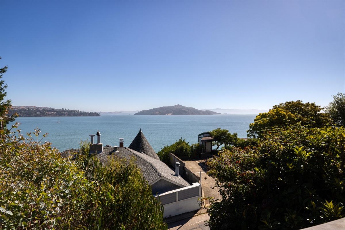 View of Angel Island across the Bay from Haven SF