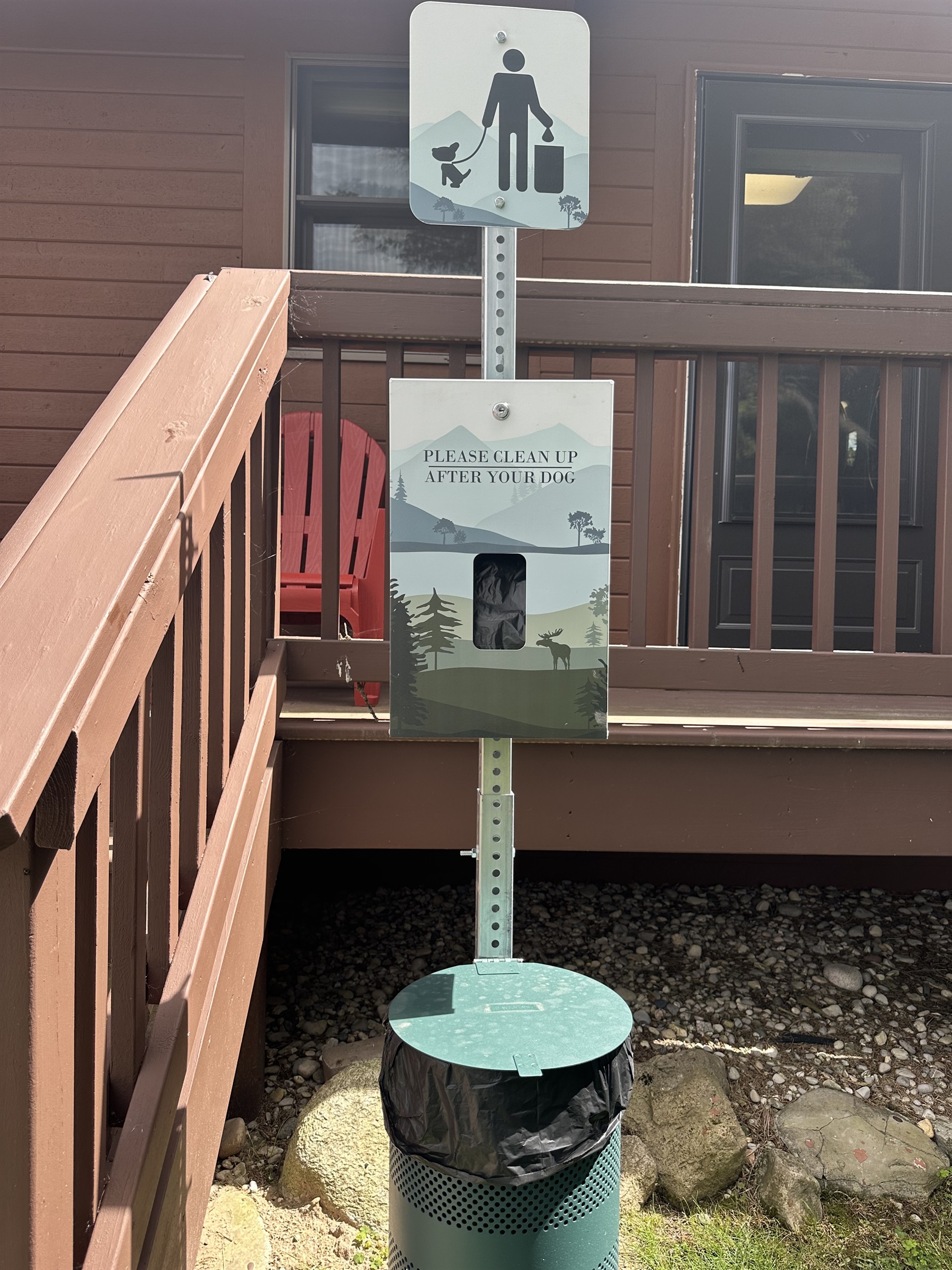 Dedicated Dog Waste Can and Bags