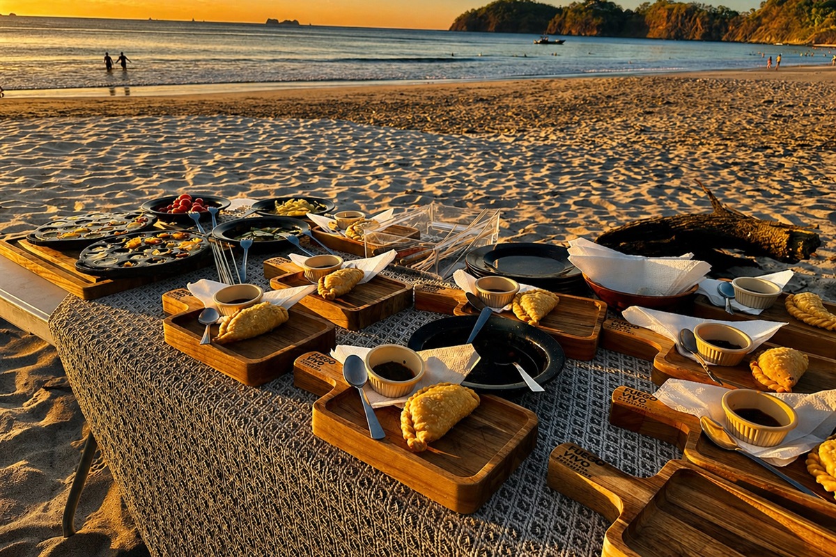 Lunch or Dinner on the beach prepared by chef