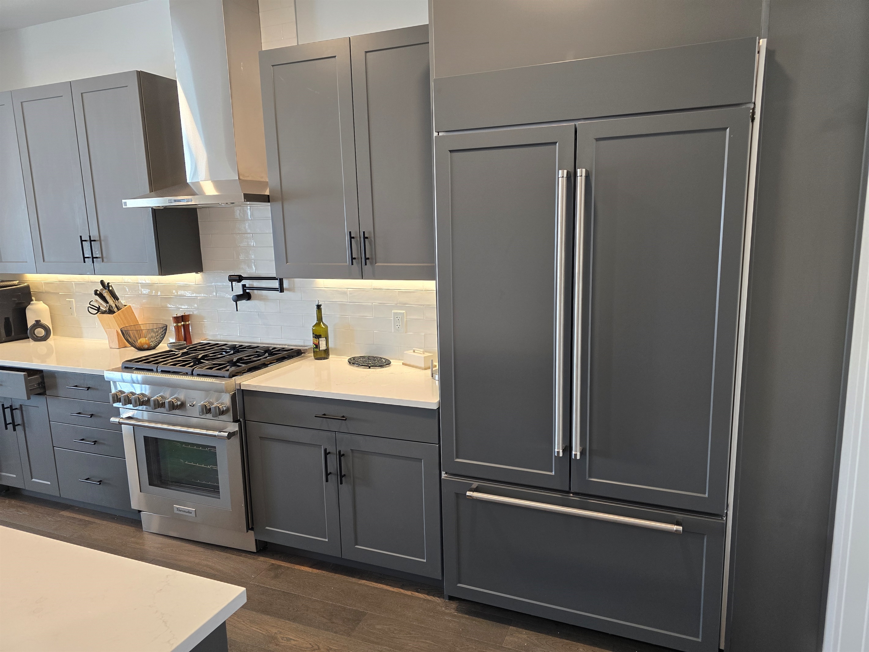 Large refrigerator and freezer completely available for guest use 
