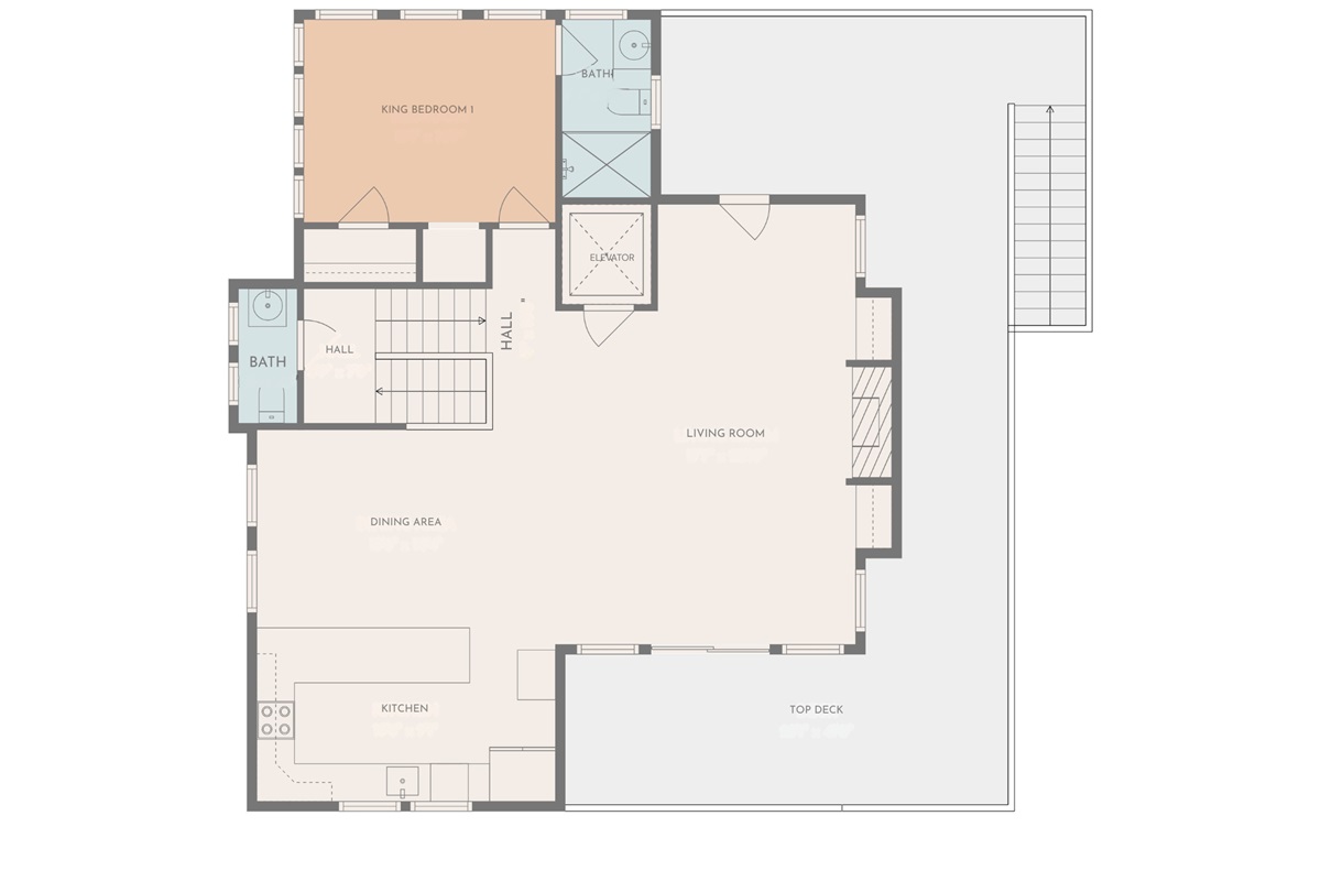 Top Level Floor Plan