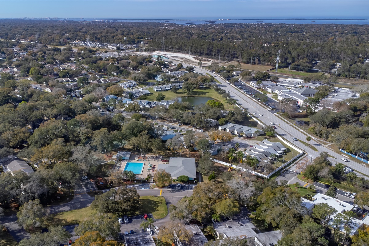 Over head view of Fox Lakes