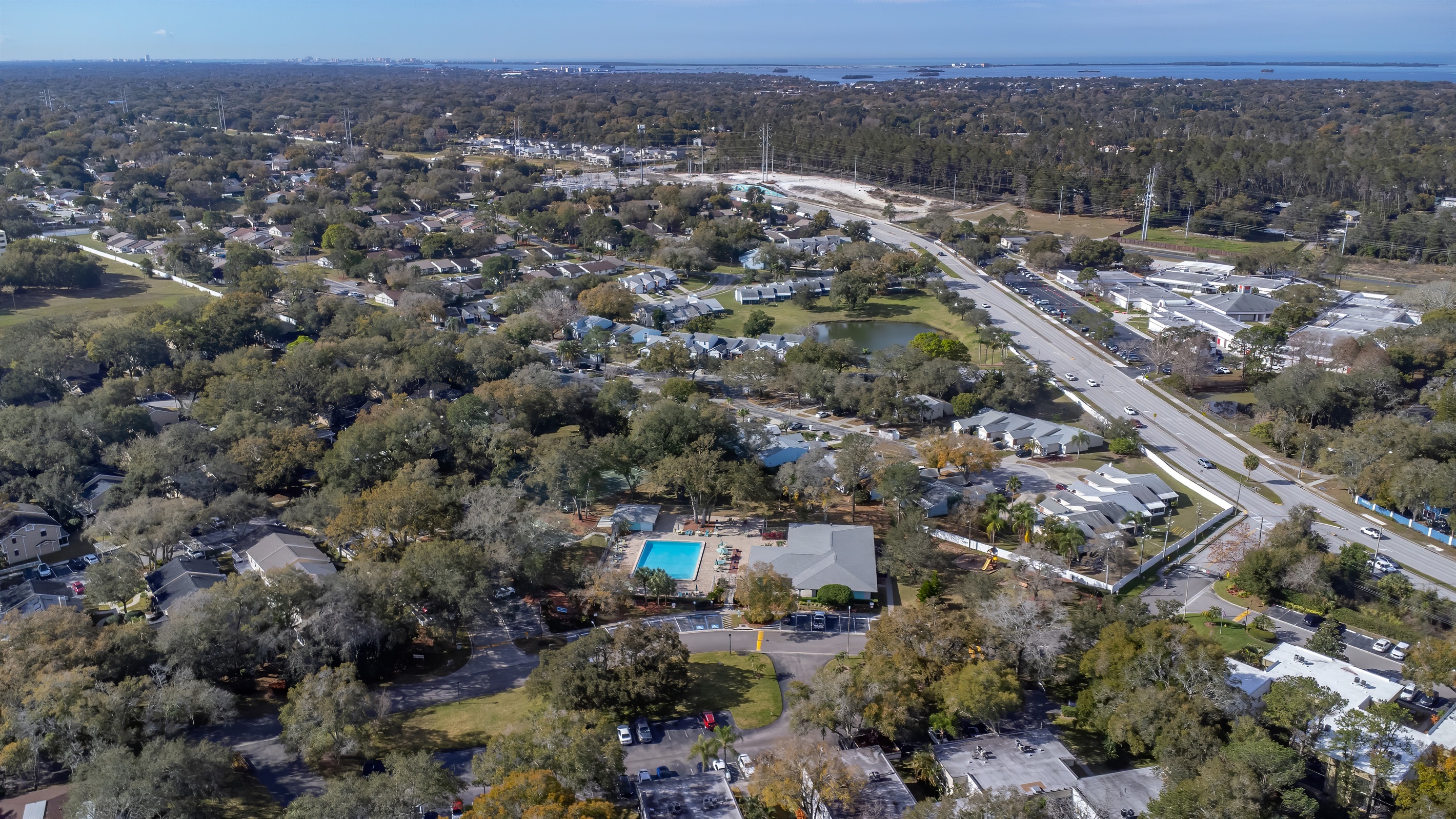 Over head view of Fox Lakes