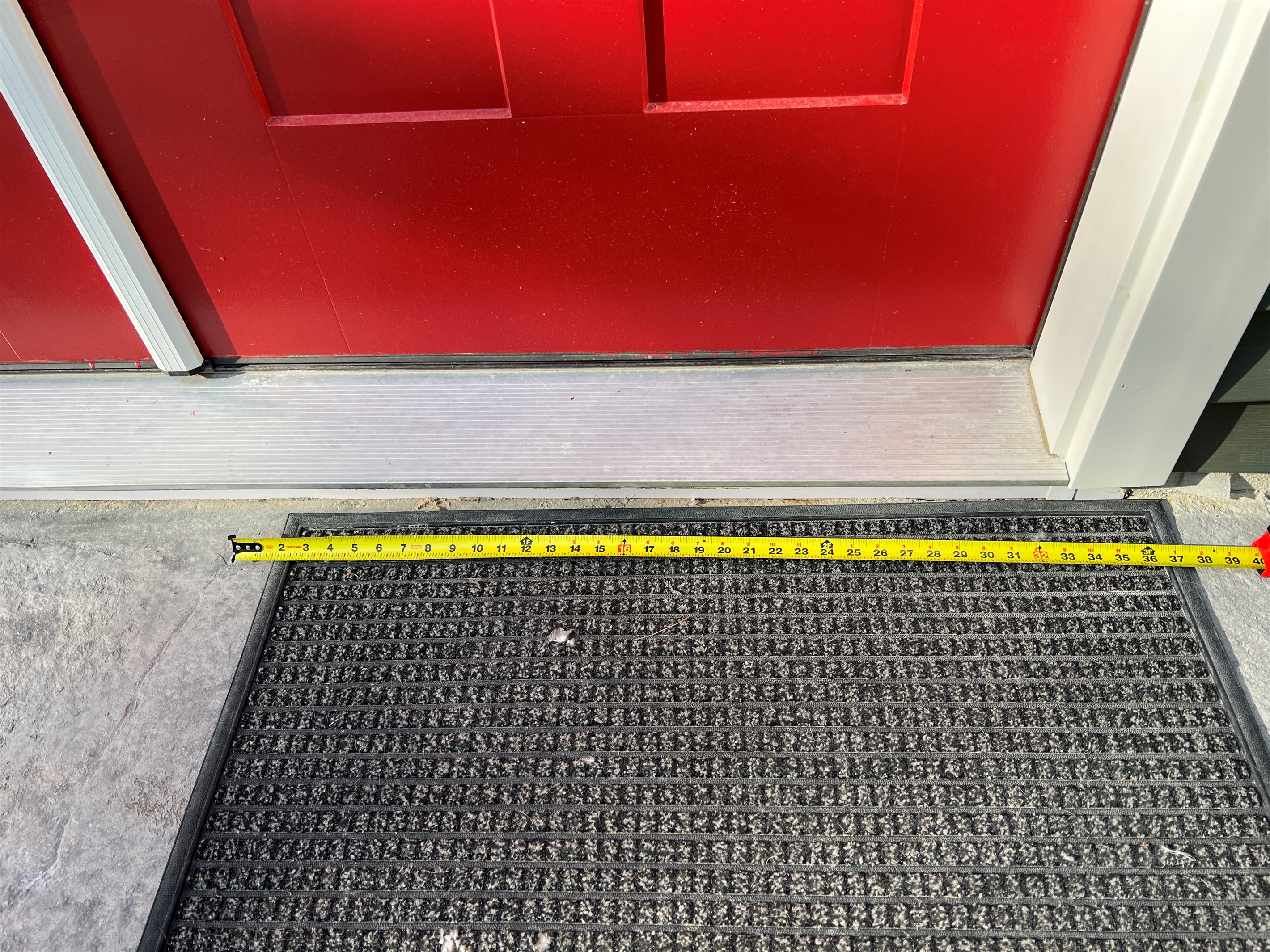 Front door width