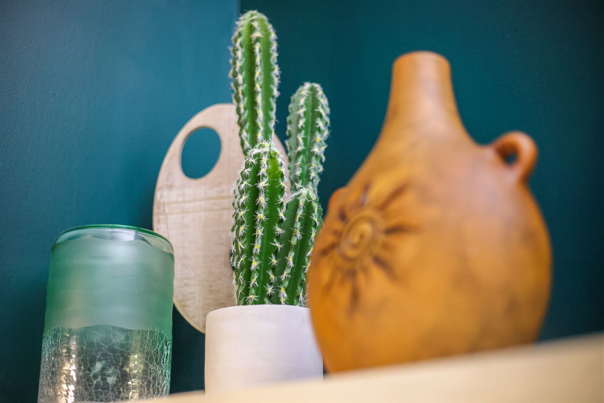 Carefully chosen décor and finishes create a warm, welcoming vibe in every corner.